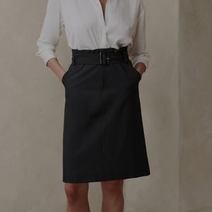 Banana Republic Black Skirt with Belt
